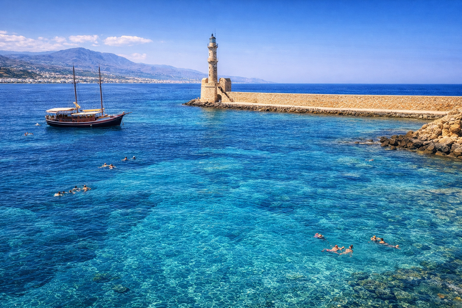 Excursions from Hersonissos including boat trips jeep safari tours and coastal experiences on Crete